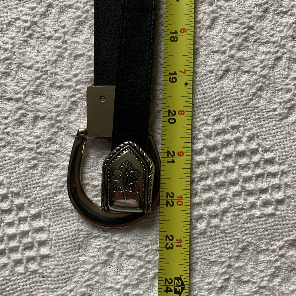 💋🔥Chicos Leather Western Style Cinch Belt EUC - Picture 14 of 14